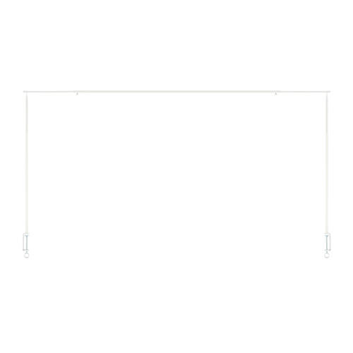 Esschert Design Table Clamp & Display Rail Home Decoration 211.5cm White