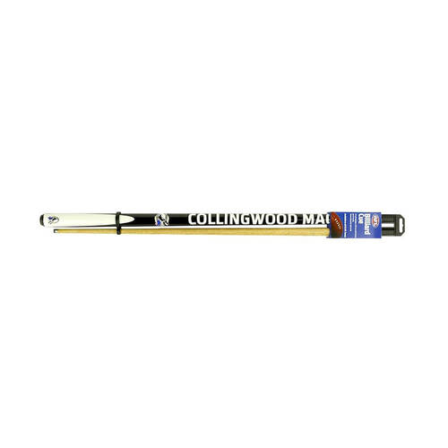 AFL 2-Piece Cue Collingwood Ash Shaft 10mm Elkmaster Tip Billiards/Pool
