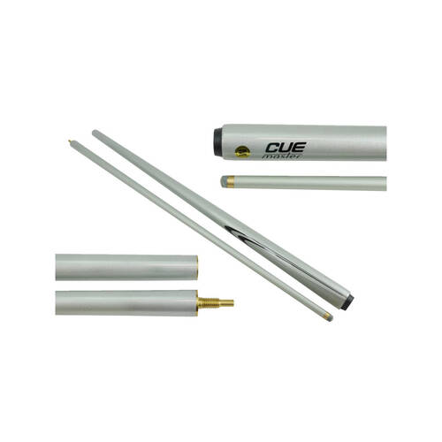 Cuemaster Grey 2-Piece Cue Metallic Finish 57 inch Billiards/Pool/Snooker