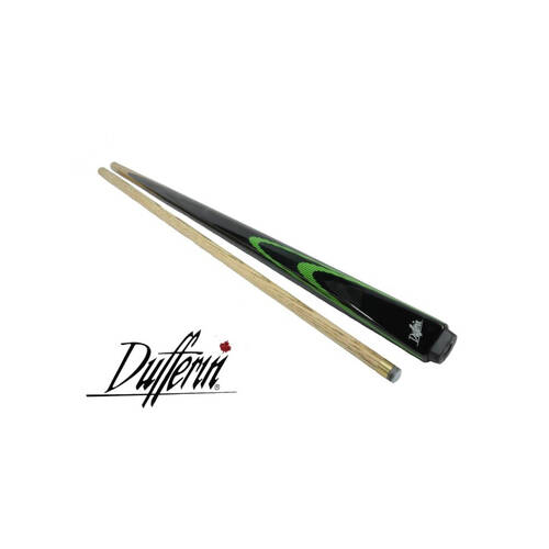 Dufferin S101 2-Piece Cue Green 9mm Elkmaster Tip 57 inch Billiards/Pool