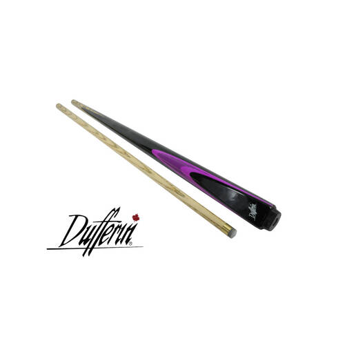 Dufferin S113 2-Piece Cue Purple 9mm Elkmaster Tip 57 inch Billiards/Pool