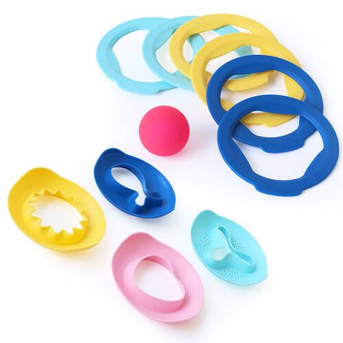 4pc Quut - Magic Shapers w/ 7pc Ringo Bath Toys