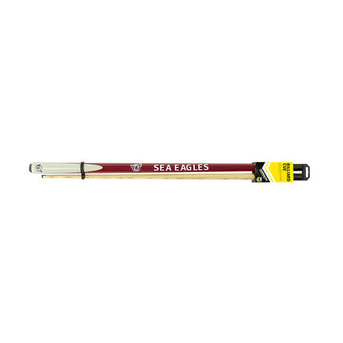 NRL 2-Piece Cue Manly Ash Shaft 10mm Elkmaster Tip 57 inch Billiards/Pool