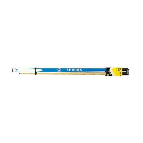 NRL 2-Piece Cue Sharks Ash Shaft 10mm Elkmaster Tip 57 inch Billiards/Pool