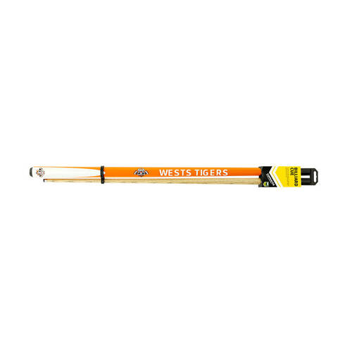 NRL 2-Piece Cue Wests Ash Shaft 10mm Elkmaster Tip 57 inch Billiards/Pool