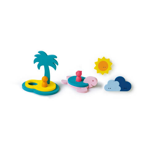 Quut - Quutopia Bath Toys Treasure Island Bath Puzzle