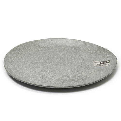 St. Claire Round Plate Soup/Rice Food Serving 35x30 cm Rective Grey