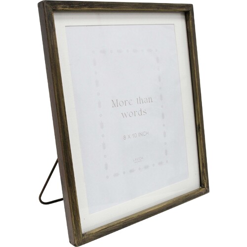 LVD Lucinda Metal/Glass 8x10" Photo Frame Display - Bronze