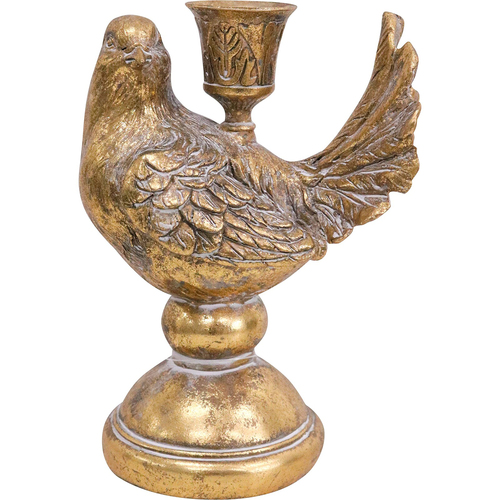LVD Candle Holder Bird Decorative Home Decor Ornament Statue 12x16.5cm