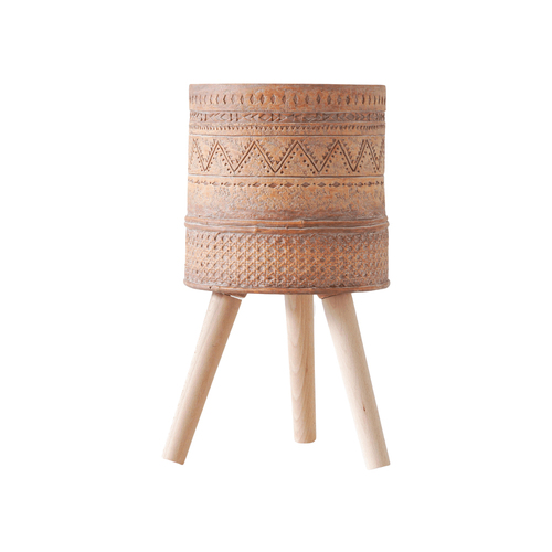 Rayell 31x56xcm Fibreglass Rhiannon Pot/Planter L - Fawn 