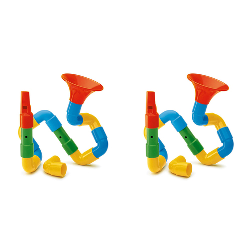 2x 16pc Quercetti Saxoflute DIY Music Maker Educational Toys 2-4y