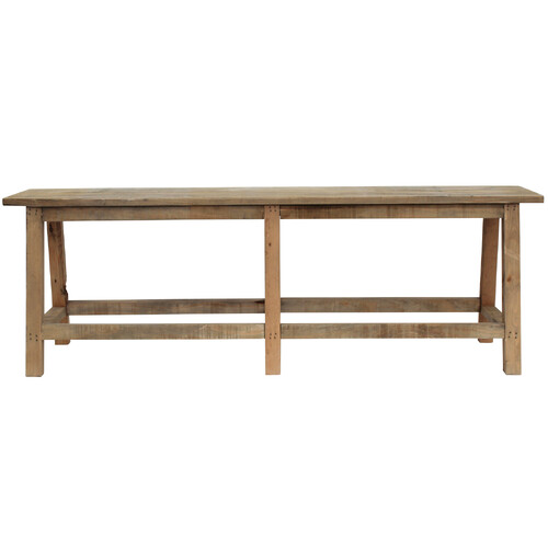 LVD Wood 120x40cm Bench Seat Home Room Furniture Rectangle - Rustic