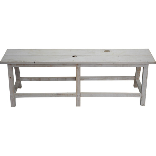 LVD Wood 120x40cm Bench Seat Home Furniture Rectangle - Whitewash