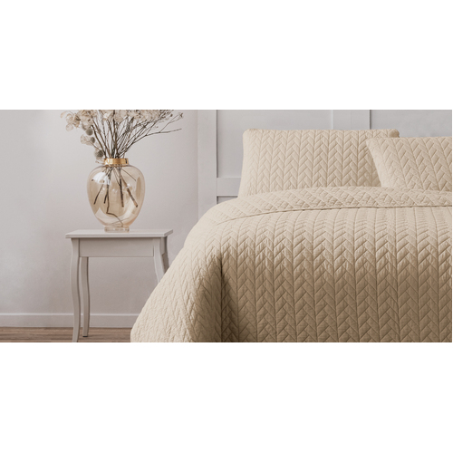 Ardor Boudoir Maya Single Bed Quilted Quilt Cover Set Linen