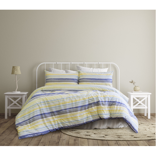 Ardor Boudoir Milford King Bed Quilt Cover Set - Seafoam