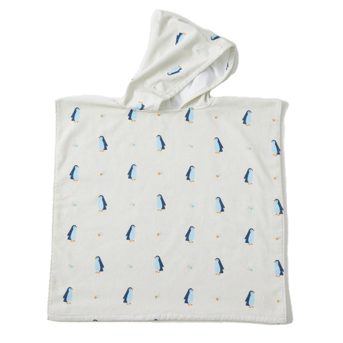 Jiggle & Giggle Splash About Hooded Poncho Baby Bath Clothing