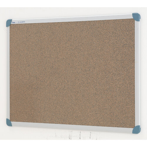 Quartet Penrite 90x60cm Corkboard w/ Aluminium Frame - Brown