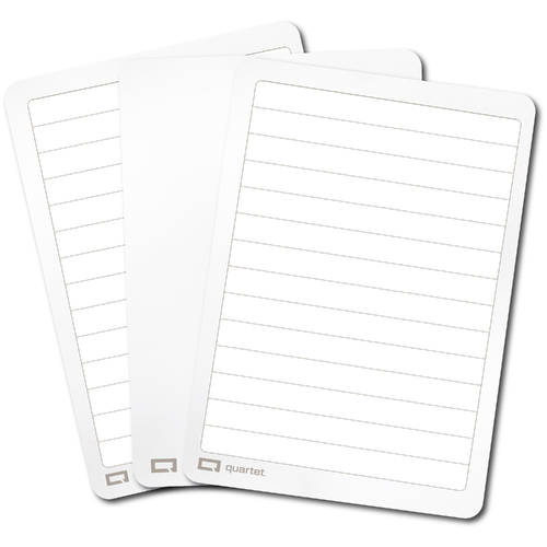 30PK Quartet Flex Double-Sided A4 Plain/Lined Frameless Whiteboard