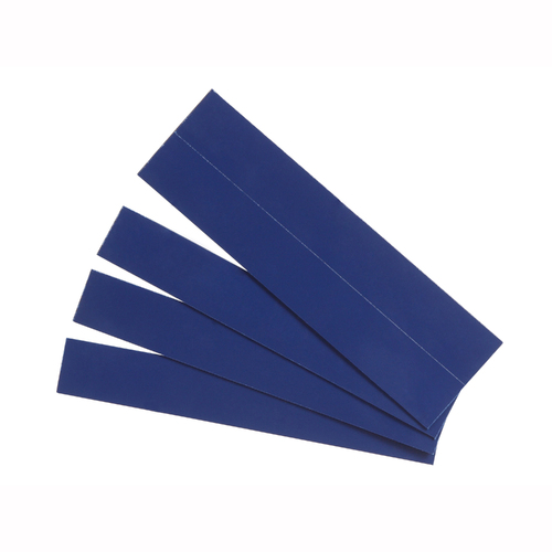 25PK Quartet Reusable 2.2x15cm Magnet Strips - Blue