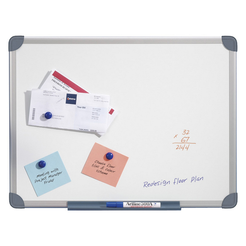Quartet Basics 90x150cm Dry-Erase Magnetic Whiteboard - White