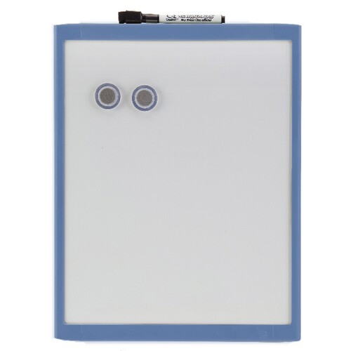 Quartet Basics 28x36cm Dry-Erase Whiteboard w/ Marker/Magnets - Assorted
