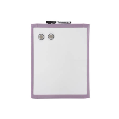 28X36Cm Purple Wall Mountable Magnetic Whiteboard/Picture Frame W/Marker/Magnet