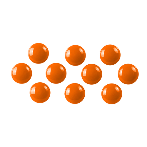 2x 10PK Quartet 20mm Magnet Buttons For Magnetic Board - Orange