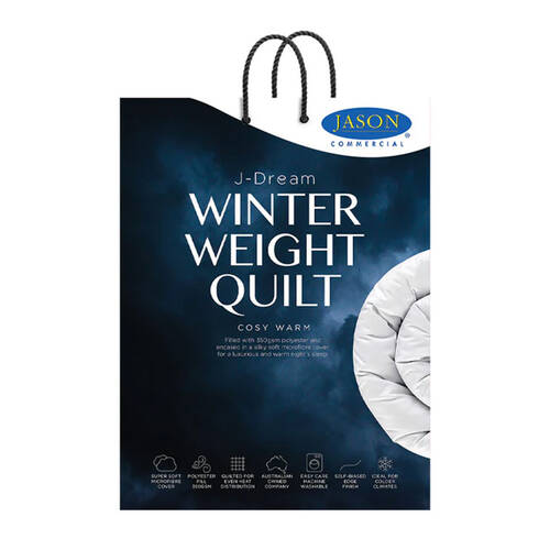 Jason Commercial Queen  J-Dream Quilts Winter Weight 210x210cm