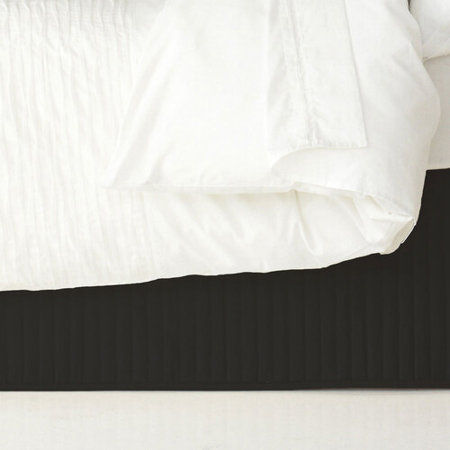 Ardor Boudoir Quilted Valance King Black