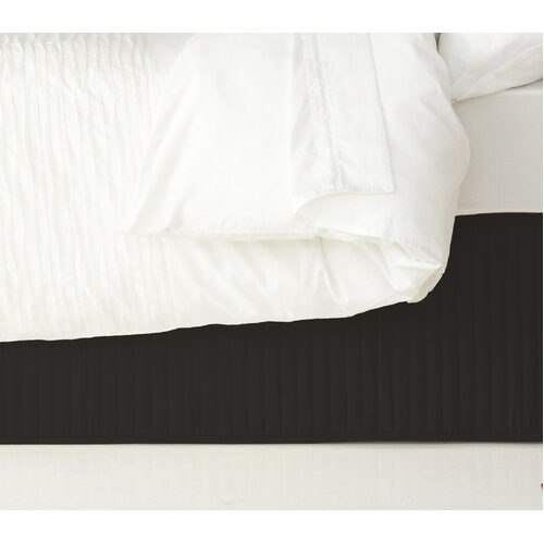 Ardor Boudoir King Single Quilted Valance Black