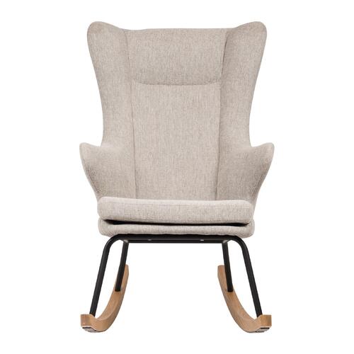 Quax 106cm Rocking Nursing Chair Baby Seat - Sand Grey