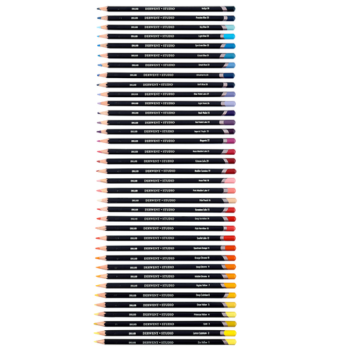 Derwent Studio Drawing Fine Colouring Pencil Tin Case 72PK