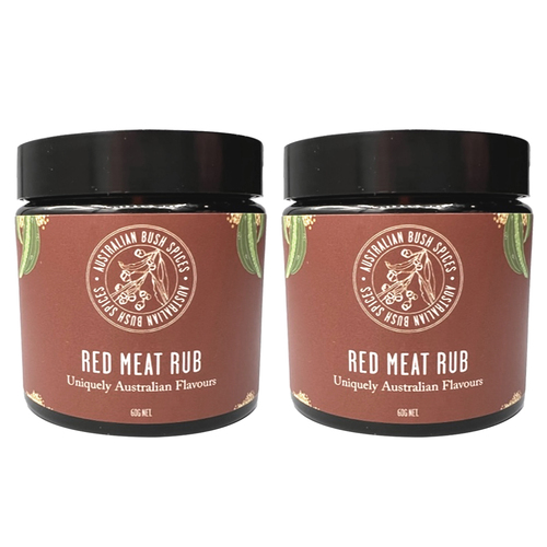 2PK Australian Bush Spices Red Meat Blend/Rub 60g