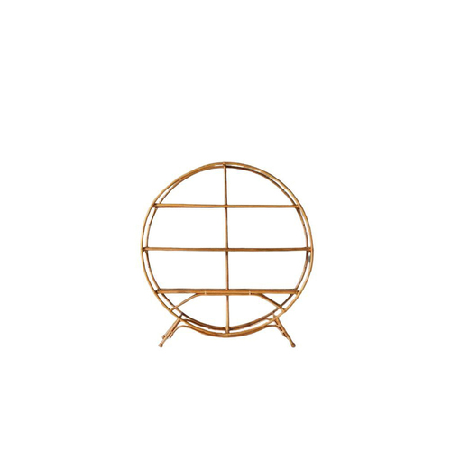 Darlin Samuel Rattan Round Wall Unit Natural 44x120cm