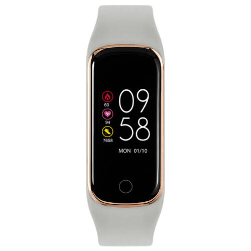 Reflex Active Series 08 Slimline Sports Fit Smart Watch Band- Gold & Grey