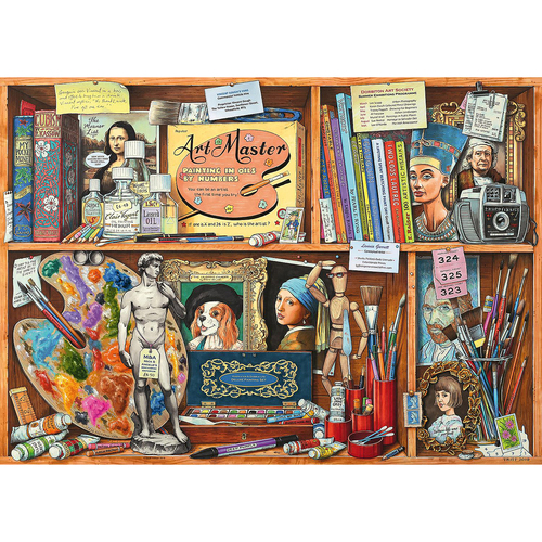 1000pc Ravensburger The Artists Cabinet Adults Jigsaw Puzzle 