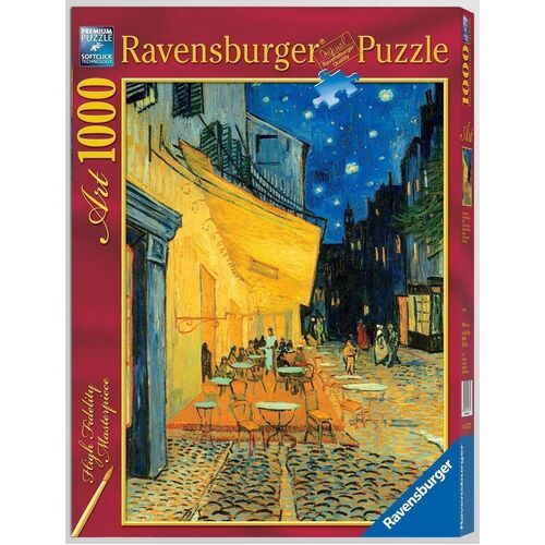 1000pc Ravensburger Van Gogh Cafe At Night Family Jigsaw Puzzle 70x50cm