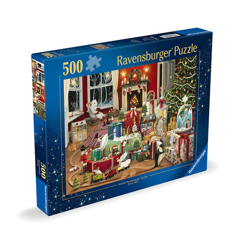 500pc Ravensburger Enchanted Christmas Jigsaw Puzzle Set Adults
