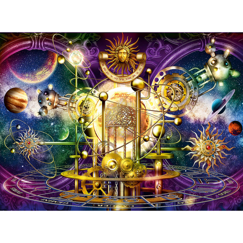 500pc Ravensburger Golden Solar System Jigsaw Puzzle Adults