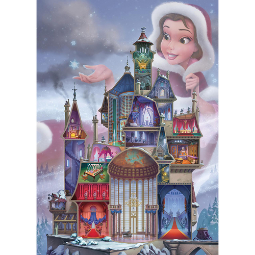 1000pc Ravensburger Disney Castles: Belle Jigsaw Puzzle 