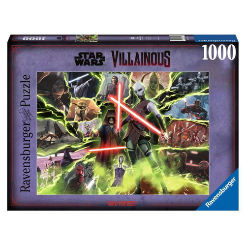 1000pc Ravensburger Star Wars Asajj Ventress Jigsaw Puzzle Set Adults