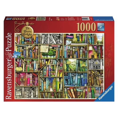 1000pc Ravensburger The Bizarre Bookshop Family Jigsaw Puzzle 70x50cm