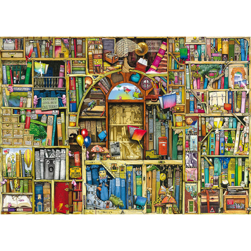 1000pc Ravensburger The Bizarre Bookshop 2 Jigsaw Puzzle Adults
