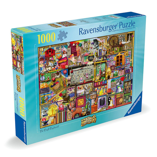 1000pc Ravensburger No 2 Craft Cupboard Jigsaw Puzzle Set Adults