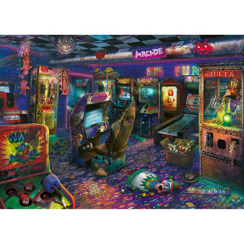 1000pc Ravensburger Forgotten Arcade Jigsaw Puzzle 