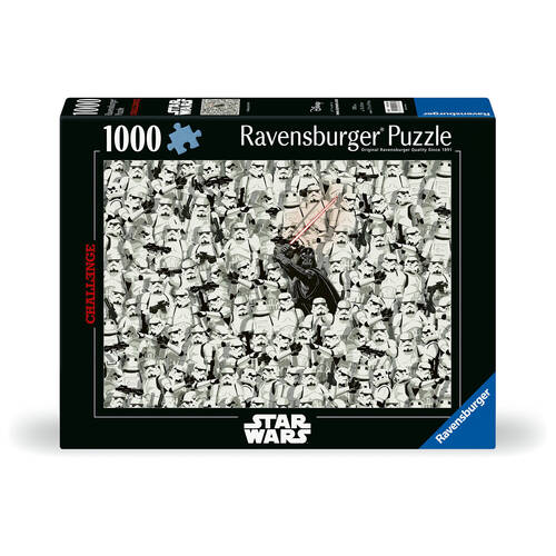 1000pc Ravensburger Challenge Star Wars Jigsaw Puzzle 70x50cm 14y+