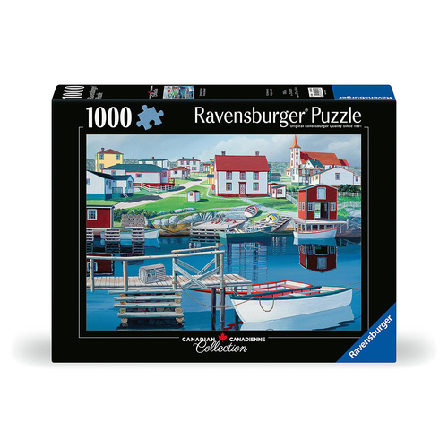1000pc Ravensburger Greenspond Harbor Jigsaw Puzzle Adults