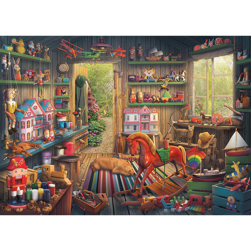 1000pc Ravensburger Nostalgic Toys Adults Jigsaw Puzzle 
