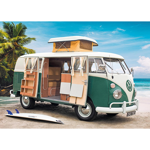 1000pc Ravensburger Volkswagen T1 Camper Van Jigsaw Puzzle 
