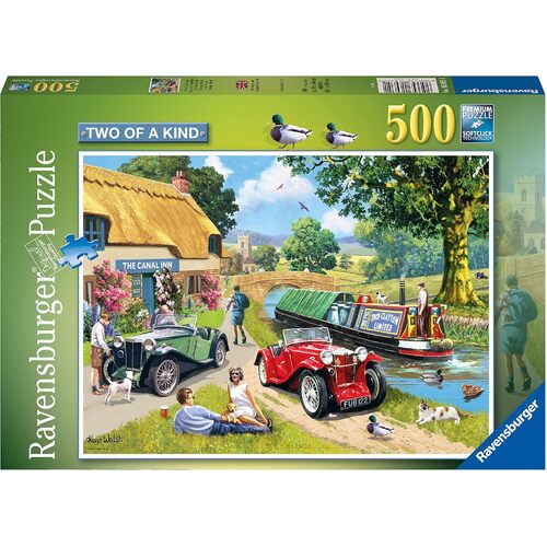 500pc Ravensburger Two Of A Kind Family Jigsaw Puzzle 49x36cm